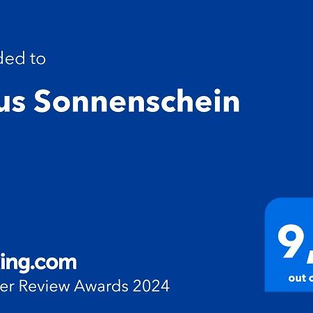 דירות וויטן Haus Sonnenschein מראה חיצוני תמונה
